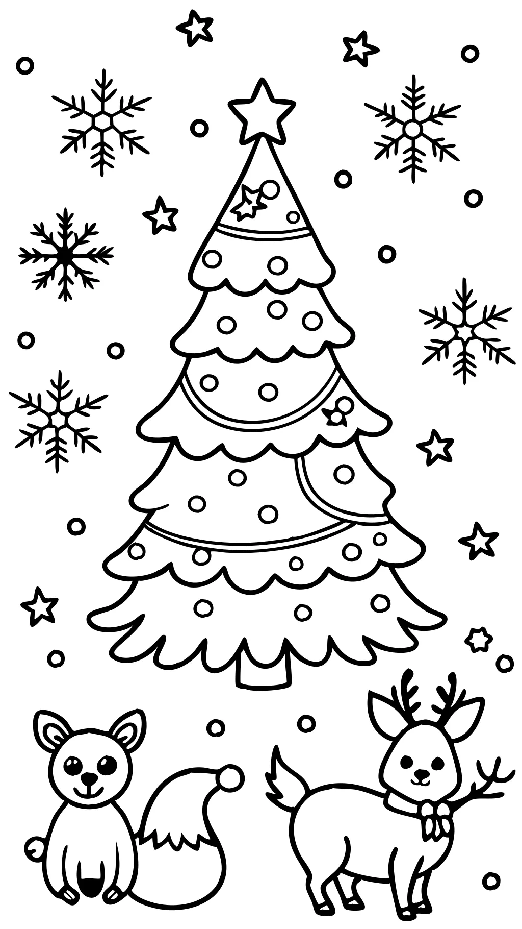 coloriage imprimable gratuit Noël